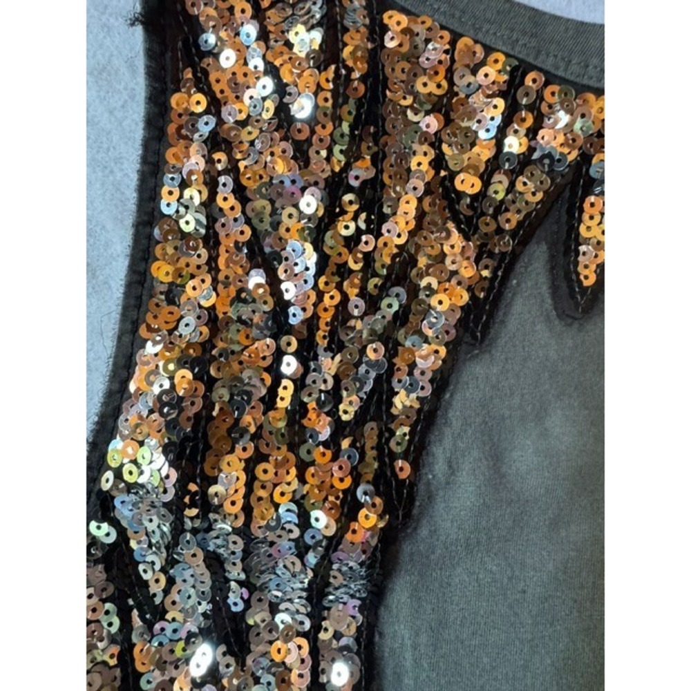 Express One Eleven Women's Sequined Sequin Wings Tank Top Sleeveless Sz MED - Picture 3 of 10